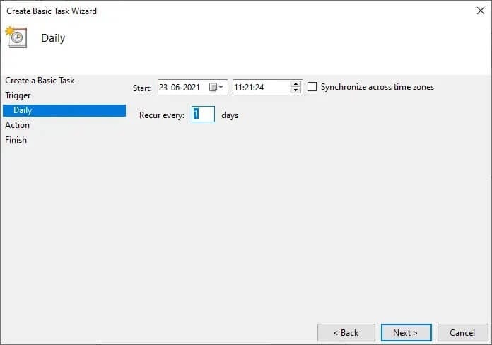 the-following-window-will-ask-you-to-set-the-start كيفية إنشاء مؤقت نوم Windows 10 على جهاز الكمبيوتر الخاص بك