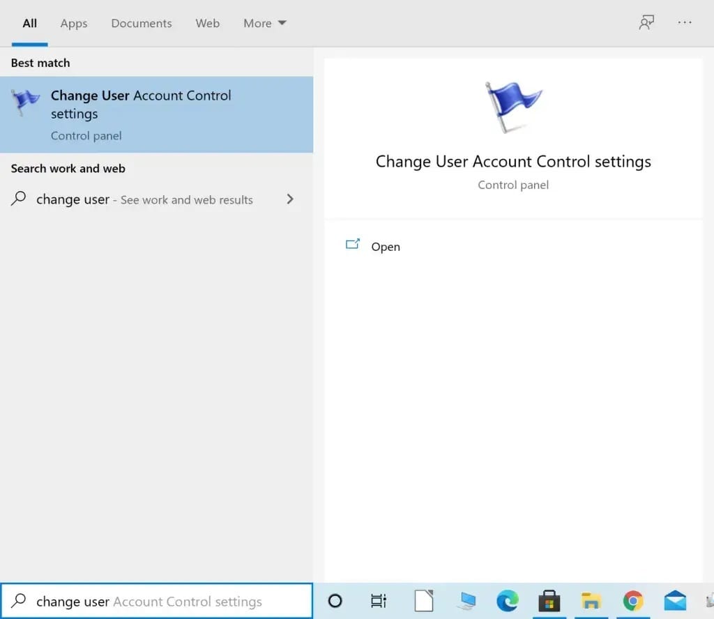 type-and-select-change-user-account-control-setti-2-1024x888-1 إصلاح عدم عمل تطبيقات Windows 10