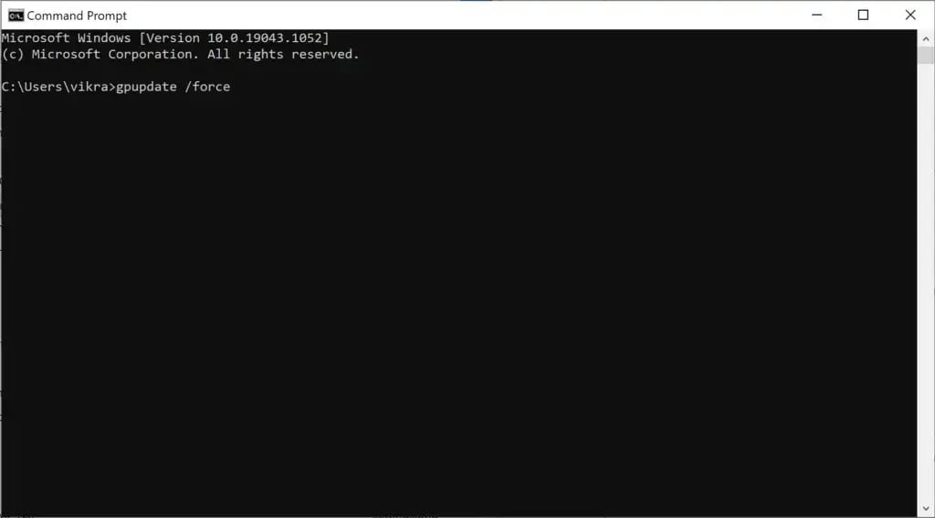 type-gpupdate-force-in-the-command-prompt-window-1-1024x568-1 إصلاح عدم عمل تطبيقات Windows 10