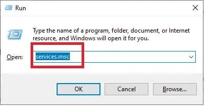 type-services-msc-in-the-run-box-and-hit-enter- إصلاح خطأ Windows Update 0x80070005