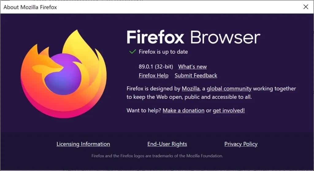 update-firefox-dialogue-box-1024x559-1 كيفية إصلاح عدم تشغيل Firefox لمقاطع الفيديو