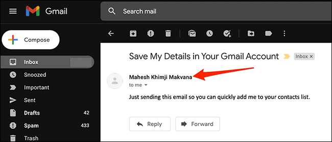1-gmail-email كيفية إضافة جهات اتصال إلى Gmail