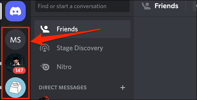 1-select-discord-server كيفية إضافة بوت إلى Discord