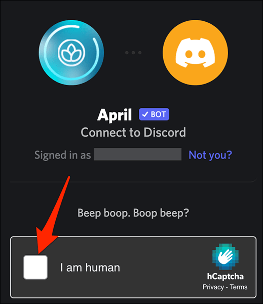 11-bot-captcha كيفية إضافة بوت إلى Discord