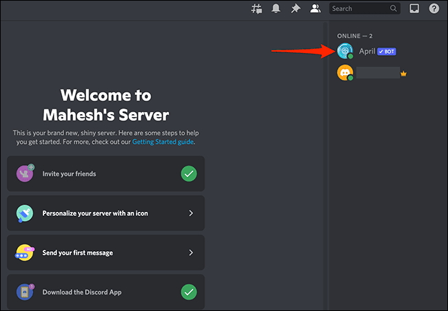14-bot-in-discord-server كيفية إضافة بوت إلى Discord