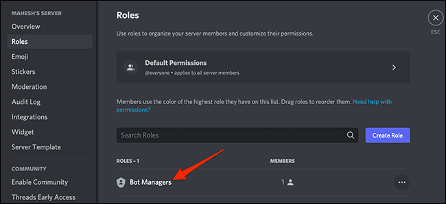 15-select-user-role1 كيفية إضافة بوت إلى Discord