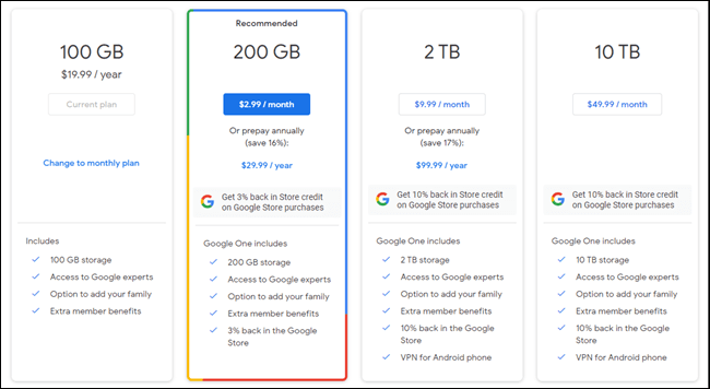 2021-02-12_11-34-29 ما هو Google One وهل يستحق الدفع مقابل المزيد من السعة التخزينية؟