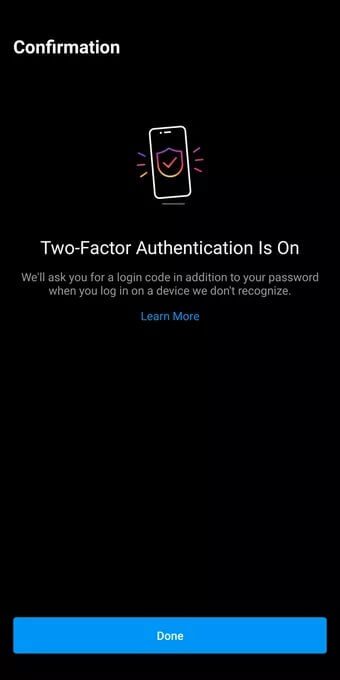 2FA-Enabled_7c4a12eb7455b3a1ce1ef1cadcf29289 كيفية إعداد المصادقة الثنائية (2FA) على Instagram