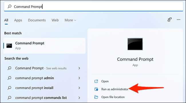 7-open-command-prompt كيفية إعادة تسمية جهاز الكمبيوتر Windows 11