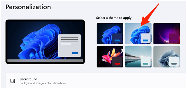 8-light-theme-windows-11 كيفية تمكين الوضع الداكن على Windows 11