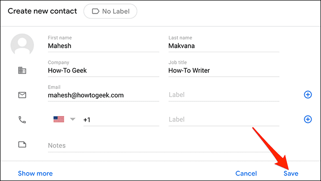 كيفية إضافة جهات اتصال إلى Gmail - %categories