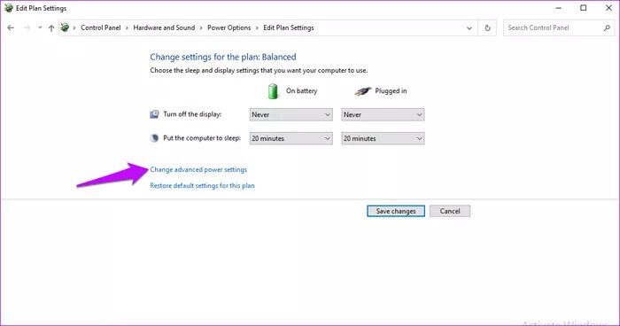 Change-advanced-power-options_935adec67b324b146ff212ec4c69054f-1 أفضل 5 طرق لإصلاح مشكلة عدم انتقال Windows 10 إلى وضع السكون