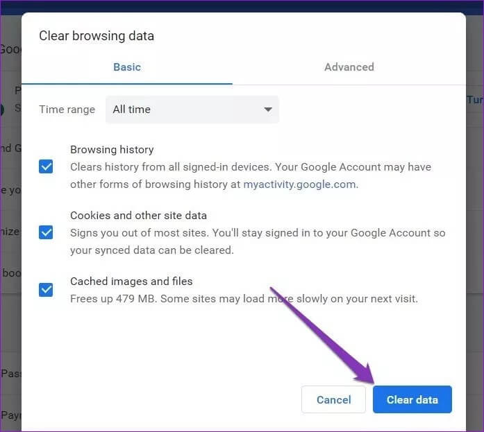 Clear-Browsing-Data_4d470f76dc99e18ad75087b1b8410ea9 دليل استخدام وضع عدم الاتصال في Gmail