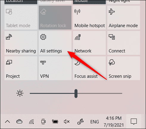 Click-All-Settings. 13 طريقة لفتح تطبيق إعدادات Windows 10
