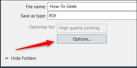 Click-Options. كيفية تحويل ملف Microsoft Publisher إلى ملف PDF