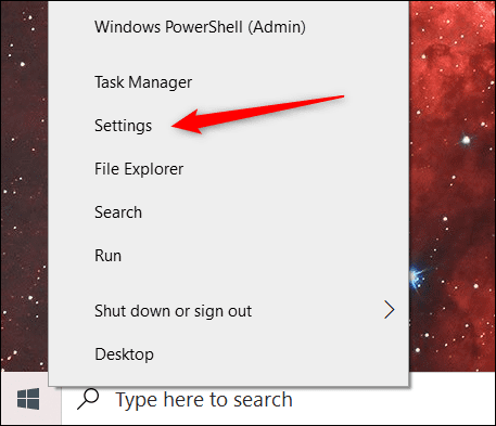 Click-Settings-in-the-Power-User-menu. 13 طريقة لفتح تطبيق إعدادات Windows 10