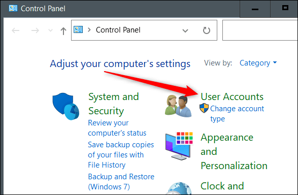 Click-User-Accounts-in-Control-Panel. 13 طريقة لفتح تطبيق إعدادات Windows 10