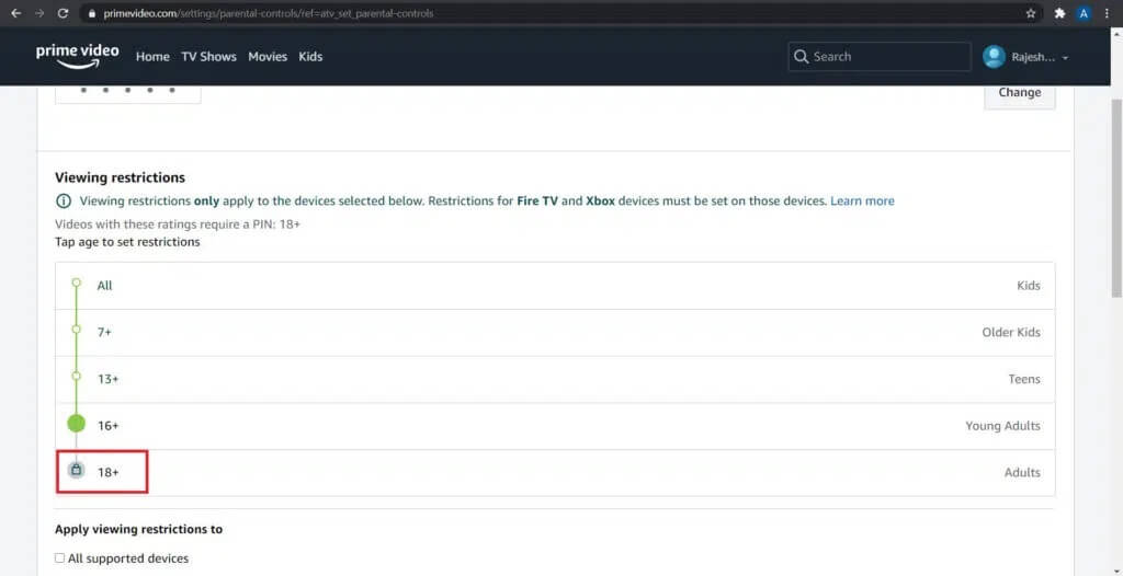 Click-on-18-1024x526-1 كيفية إعادة تعيين كود Amazon Prime Video Pin