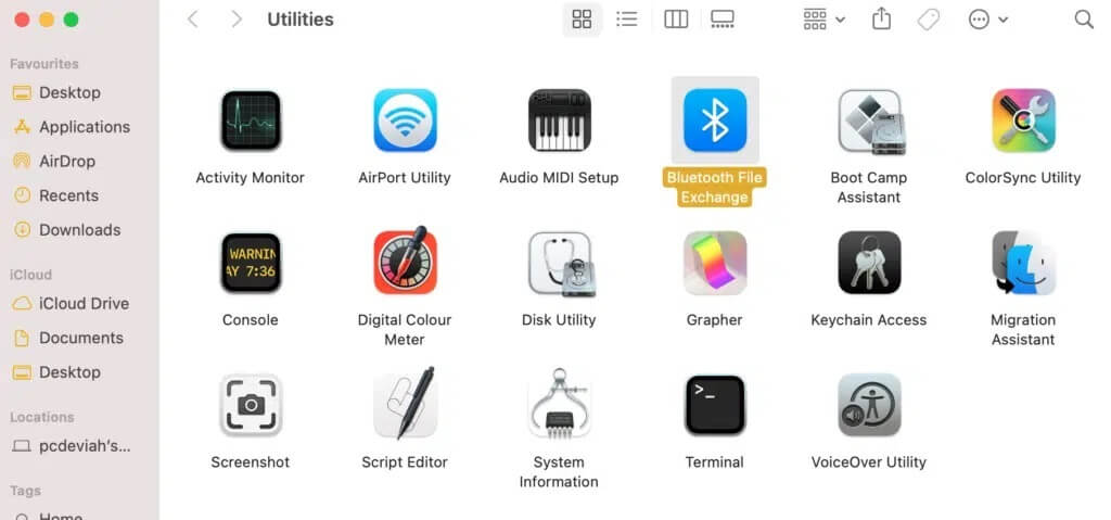 Click-on-Bluetooth-File-Exchange-1024x479-1 كيفية استخدام مجلد الأدوات المساعدة على Mac