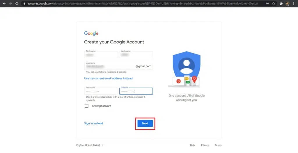 كيفية إنشاء حساب Gmail دون التحقق من رقم الهاتف - %categories