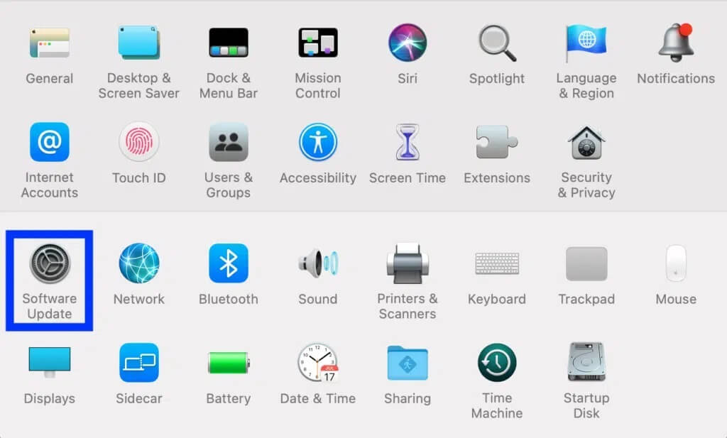 Click-on-Software-Update-1024x617-2 إصلاح مشكلة الفتح التلقائي لـ iTunes