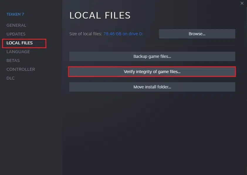 Click-on-Verify-integrity-of-game-files-button كيفية التحقق من سلامة ملفات الألعاب على Steam