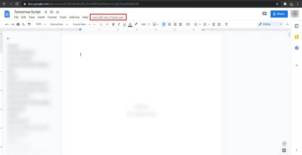 Click-on-the-section-stating-‘The-last-edit-was-made-on…….-1024x527-1 كيفية استرداد مستندات Google Docs المحذوفة