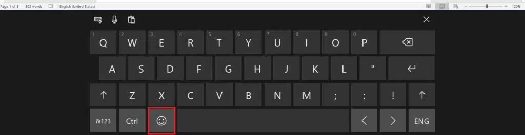 Click-on-the-smiley-face-to-open-the-list-of-all-emojis-1024x264-1 كيفية استخدام Emojis على Windows 10