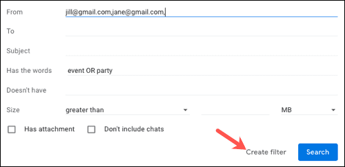 CreateForwardFilter-Gmail كيفية إعادة توجيه رسائل البريد الإلكتروني المحددة تلقائيًا في Gmail