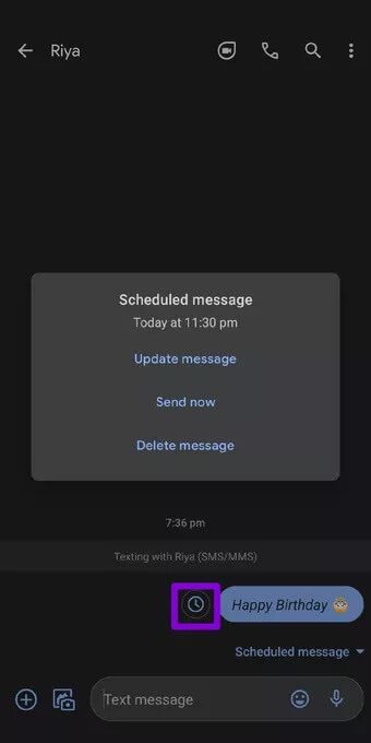 Edit-Scheduled-Message-Android_7c4a12eb7455b3a1ce1ef1cadcf29289 كيفية جدولة الرسائل النصية على Android و iOS