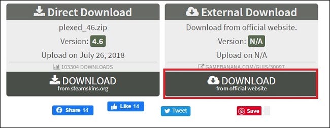 External-Download-Steamskins كيفية تثبيت Steam Skins على نظام التشغيل Windows 10