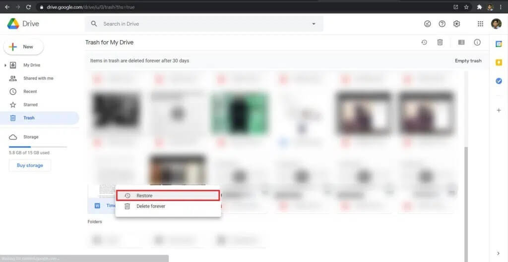 Find-the-document-you-want-to-restore-and-right-click-on-it-1-1024x529-1 كيفية استرداد مستندات Google Docs المحذوفة