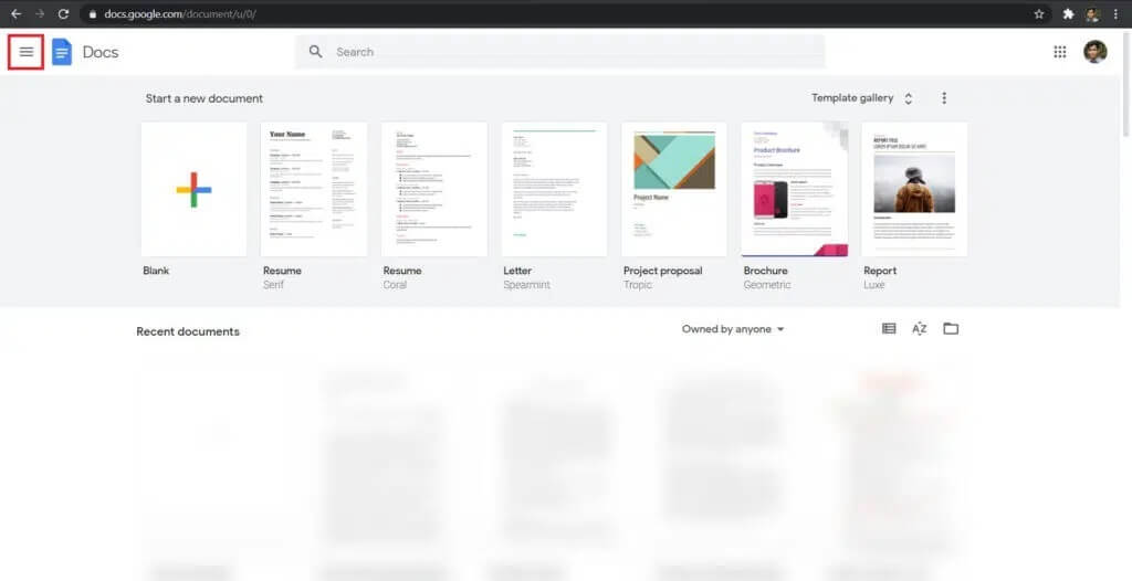 Find-the-hamburger-option-on-the-top-left-hand-corner-of-your-screen-and-click-on-it-1-1024x526-1 كيفية استرداد مستندات Google Docs المحذوفة