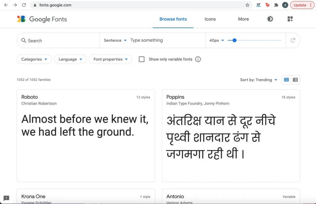 From-the-wide-array-of-available-fonts-click-on-your-desired-font-1024x660-1 كيفية إضافة الخطوط إلى Word Mac