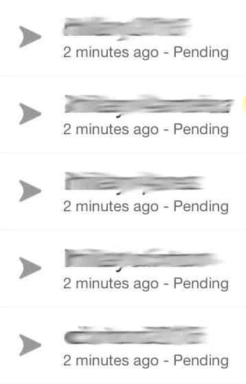 Indicates-that-your-network-is-not-allowing-you-to-send-the-message ماذا يعني السهم الرمادي على Snapchat؟