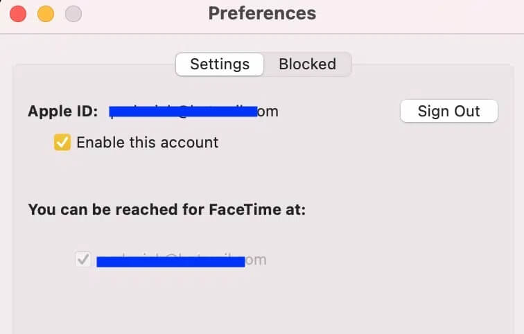 Make-sure-your-Apple-ID-or-phone-number-is-Enabled إصلاح عدم عمل FaceTime على Mac