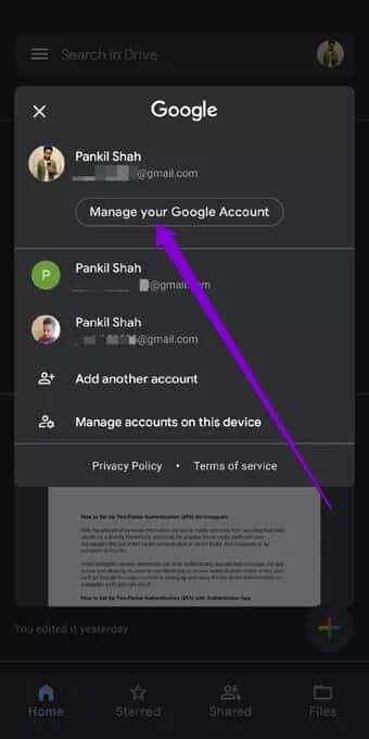 Manage-Google-Drive-Account_2021-08-16-173151_7c4a12eb7455b3a1ce1ef1cadcf29289 كيفية حظر أو إلغاء حظر شخص ما على Google Drive