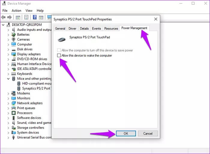 Mice-and-other-pointing-devices-power-management_935adec67b324b146ff212ec4c69054f أفضل 5 طرق لإصلاح مشكلة عدم انتقال Windows 10 إلى وضع السكون