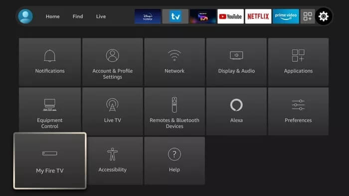 My-Fire-TV-menu_2021-08-24-102429_935adec67b324b146ff212ec4c69054f أفضل 7 طرق لإصلاح التأخر على Amazon Fire TV Stick