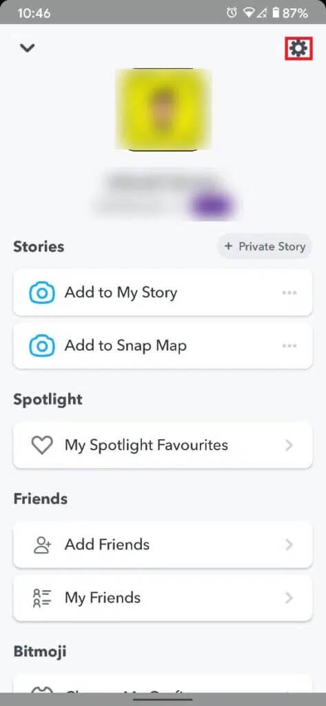 On-the-top-right-corner-tap-on-the-Settings-icon-473x1024-1 ماذا تعني Fruit على Snapchat؟