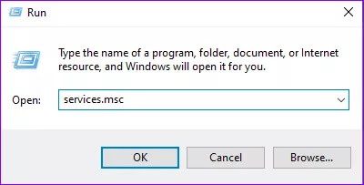 Run-services.msc_4d470f76dc99e18ad75087b1b8410ea9 أفضل 5 طرق لإصلاح خطأ عدم القدرة على الاتصال بخادم DHCP في Windows 10