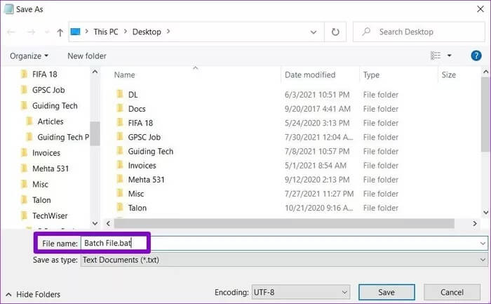 Save-as-Batch-File_935adec67b324b146ff212ec4c69054f أفضل 7 طرق لإصلاح عدم تشغيل برامج بدء التشغيل على Windows 10