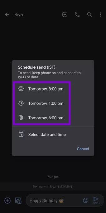 Schedule-Send-on-Android_7c4a12eb7455b3a1ce1ef1cadcf29289 كيفية جدولة الرسائل النصية على Android و iOS