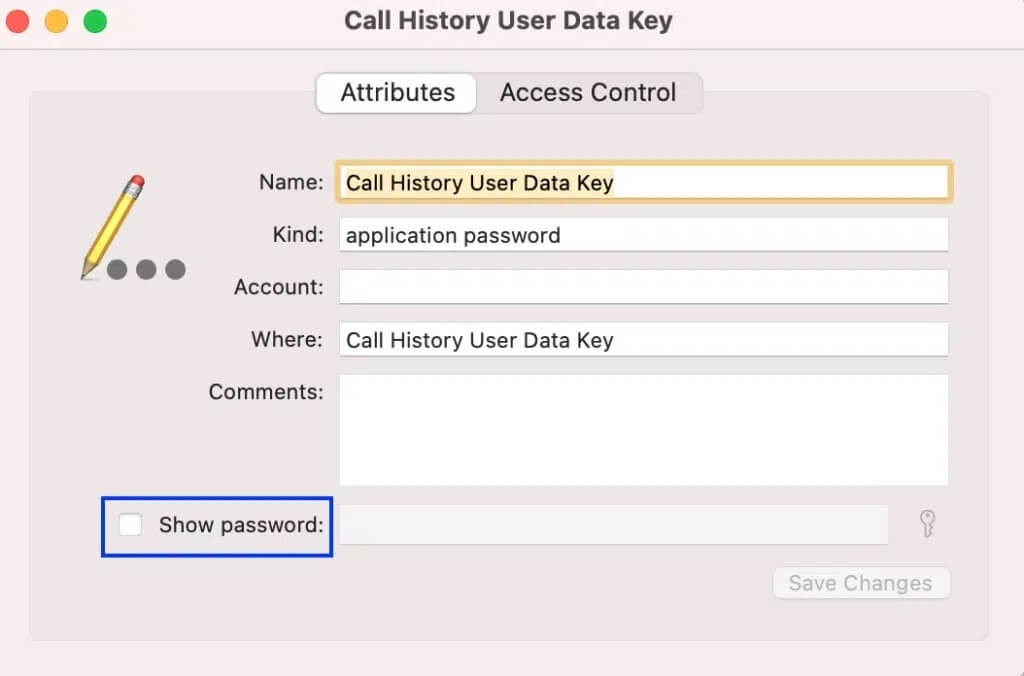 Select-Show-Password-1024x676-1 كيفية استخدام مجلد الأدوات المساعدة على Mac