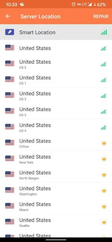 Select-available-VPNs-based-on-your-requirements.-473x1024-1 كيفية تنزيل تطبيقات Android غير المتوفرة في بلدك