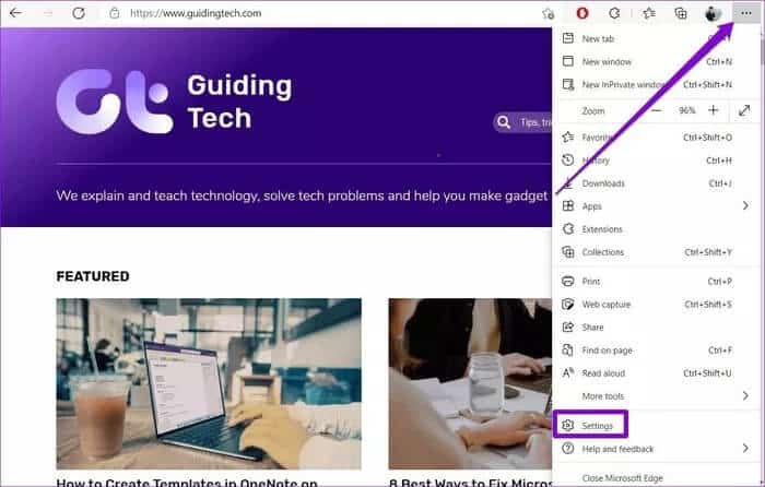Settings-on-Microsoft-Edge_935adec67b324b146ff212ec4c69054f كيفية ترجمة صفحة ويب تلقائيًا على الجوال و الحاسوب