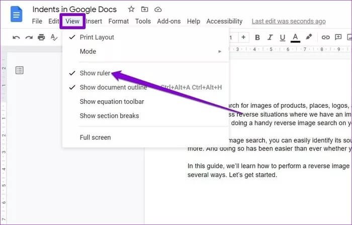كيفية استخدام المسافات البادئة للفقرات في Google Docs - %categories