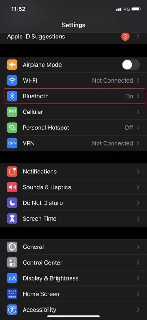 Tap-on-Bluetooth-473x1024-1 كيفية إصلاح عدم عمل Apple CarPlay