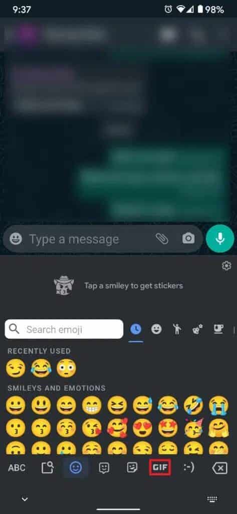 Tap-on-GIF-473x1024-1 كيفية إرسال صور GIF على Android