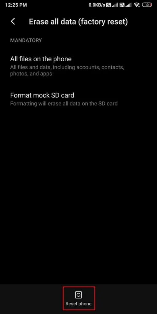Tap-on-Reset-phone-512x1024-1 لماذا يتم إعادة تشغيل Android بشكل عشوائي؟